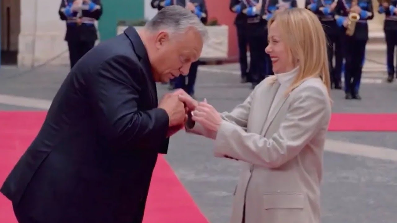 FACCIA A FACCIA MELONI-ORBAN A PALAZZO CHIGI