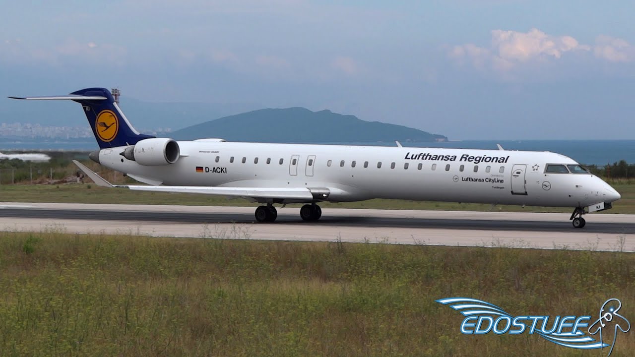 Lufthansa Regional - Bombardier CRJ-900LR D-ACKI - Takeoff from Split Airport SPU/LDSP