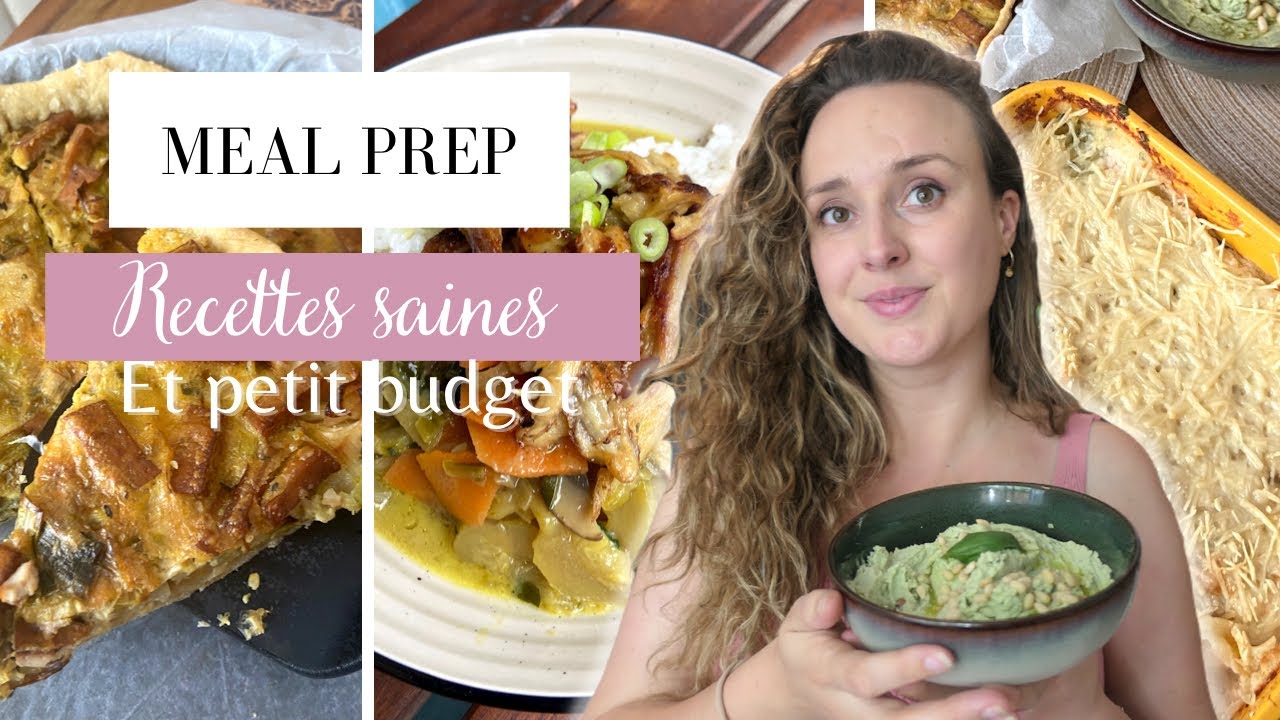 Mes repas pour la semaine | Mes astuces pour économiser et me régaler