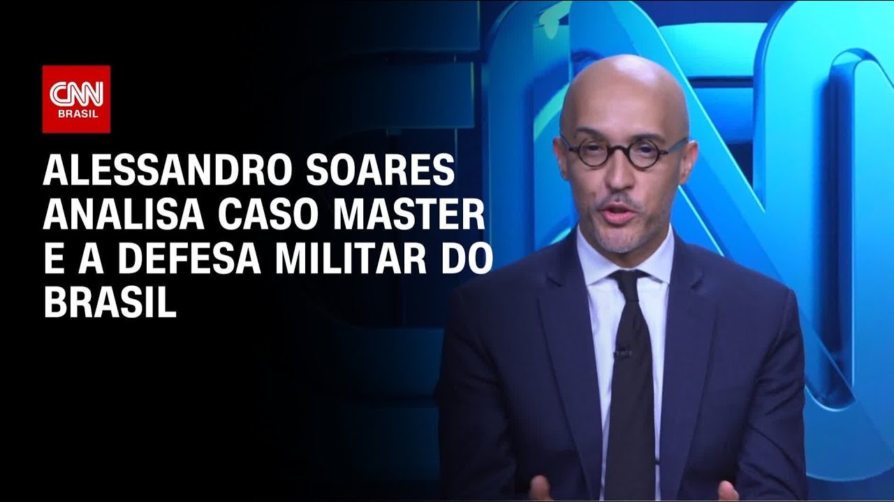 Alessandro Soares analisa caso Master e a defesa militar do Brasil | CNN NOVO DIA