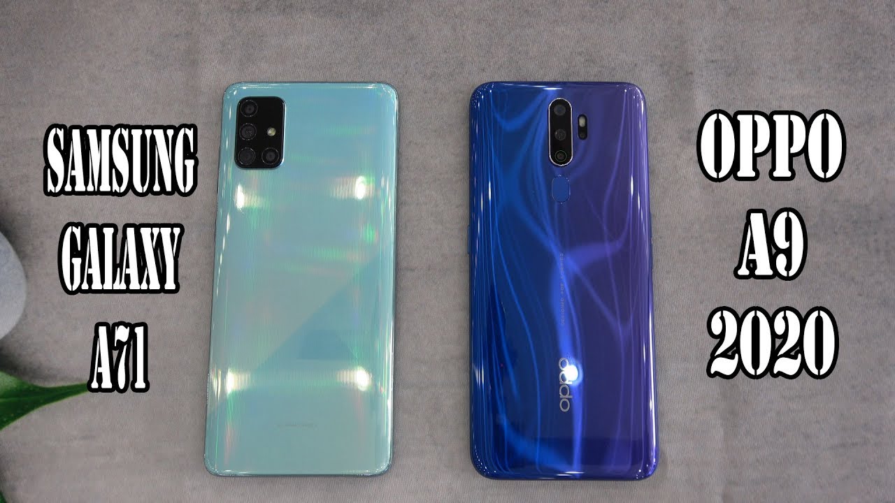 Samsung Galaxy A71 vs Oppo A9 (2020) | SpeedTest and Camera comparison