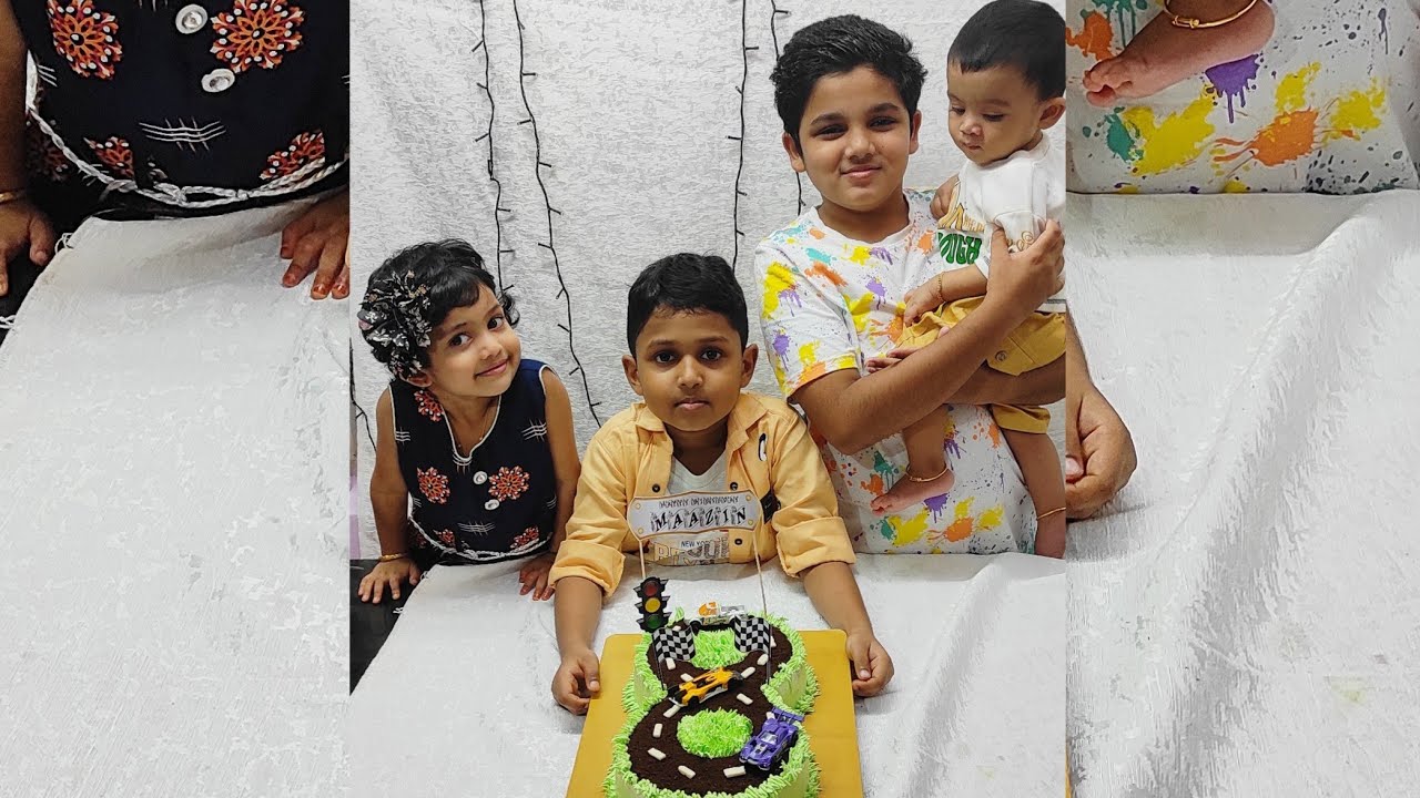 Number 8 Cake ,Race track theme cake,Kids cake