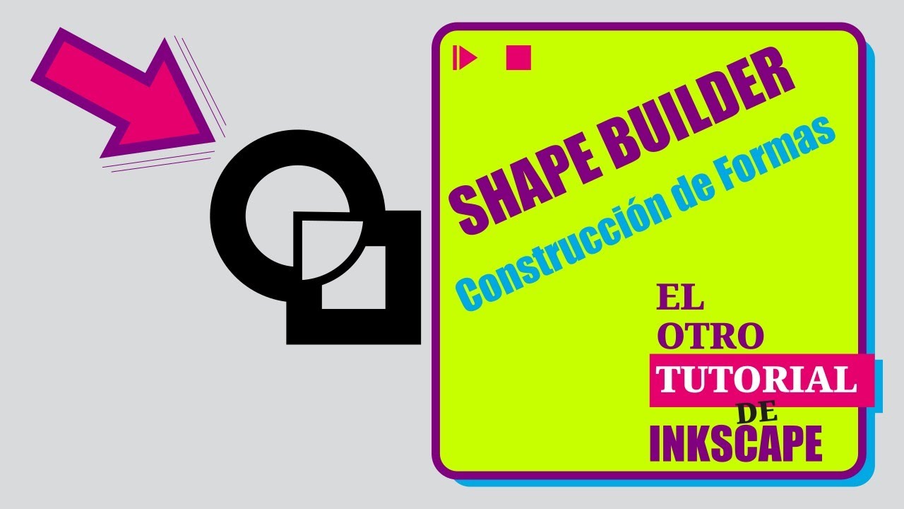 Creador de formas Inkscape 1.3 Shape Builder tool