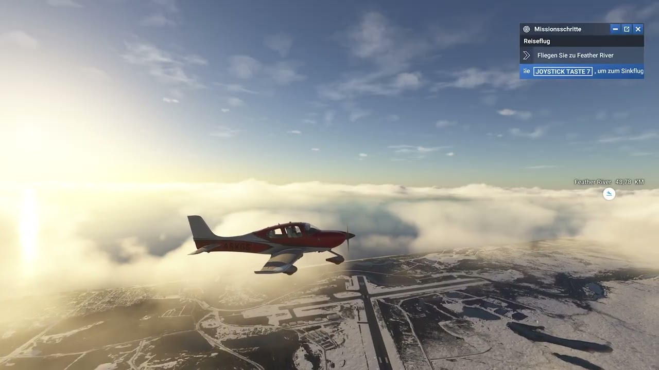 MS Flight Simulator 2024|Xbox Series X|Überführungsflug|Cirrus SR22T|PAOM-3Z1 (Nome)