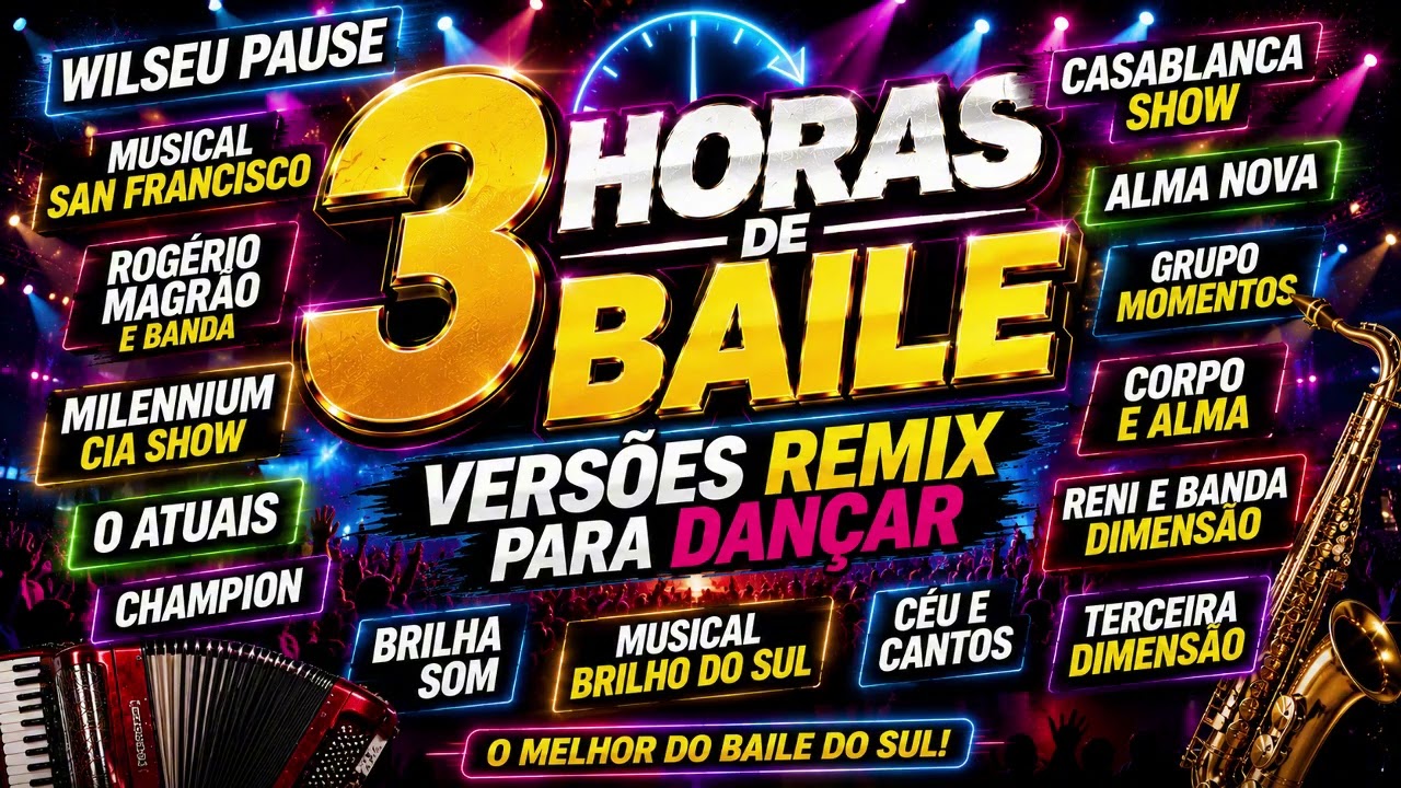 SHOW DE BANDAS - 3 HORAS DE BAILE (VERS&Otilde;ES REMIX)