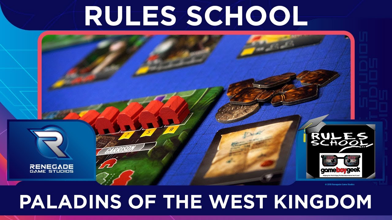 How to Play Paladins of the West Kingdom (Rules School) with the Game Boy Geek