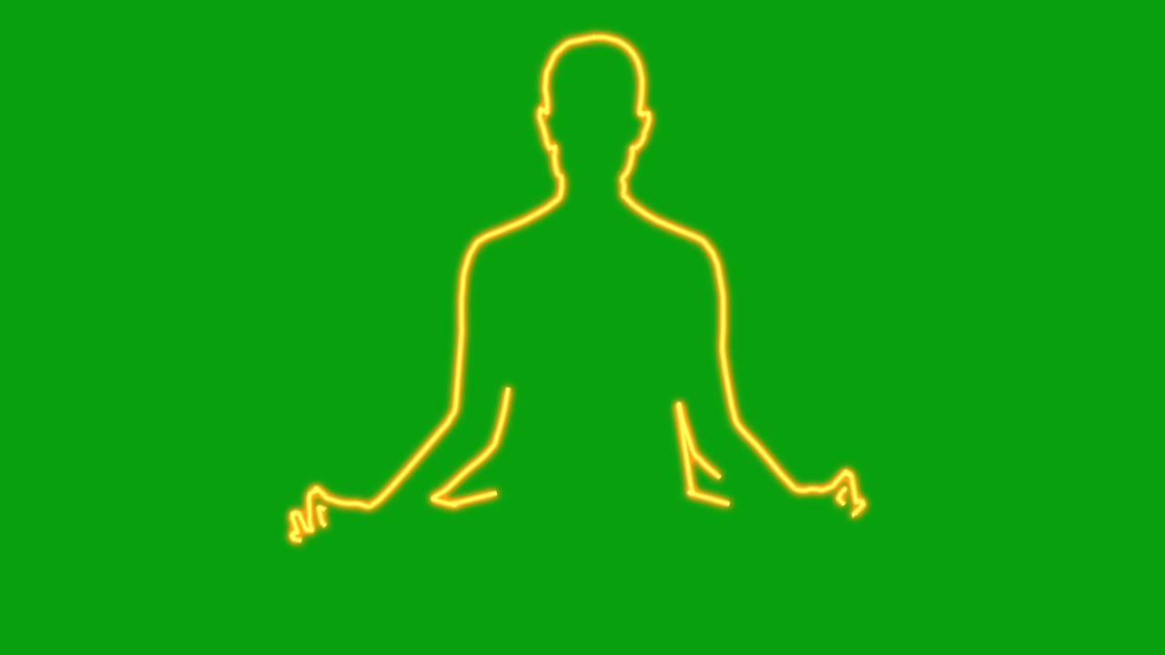 International Yoga Day pose | Green Screen Library