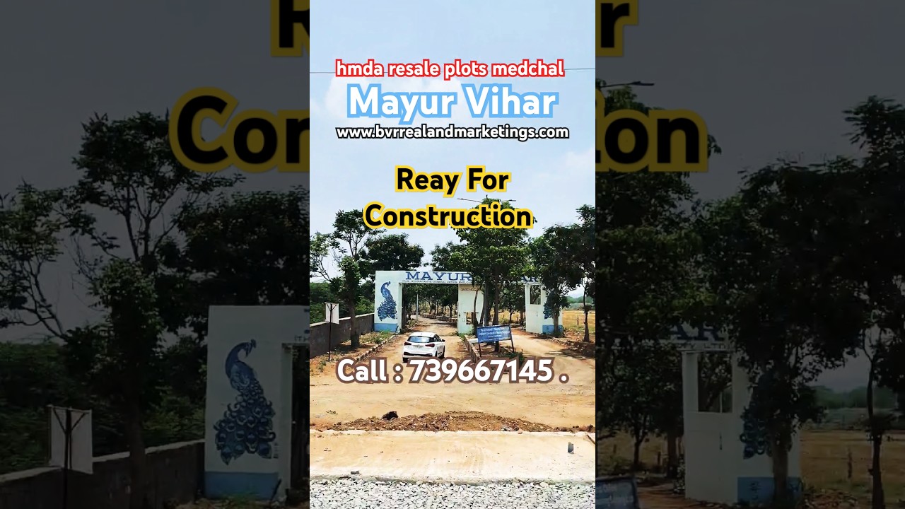 AGS Mayur Vihar hmda resale plots Atvelly Medchal,#realestate,#plots