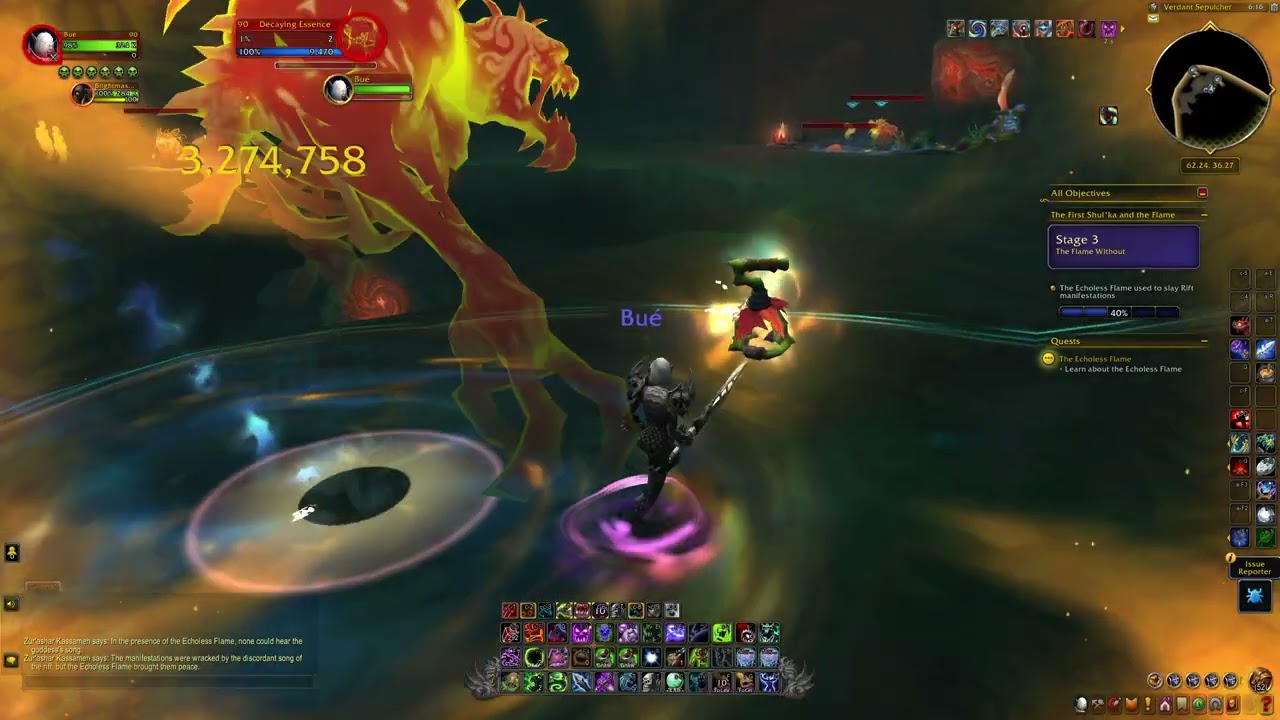 The Echoless Flame, WoW Midnight Quest