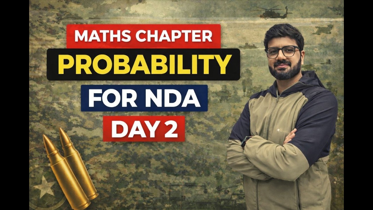 PROBABILITY MATHS class 2  BY ABHIJEET SIR  #nda #missionnda #nda #education #doa #doa #officer