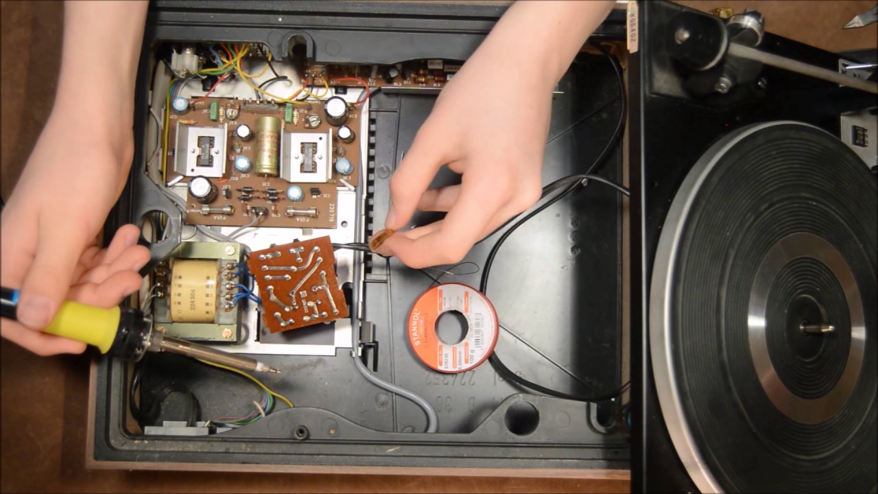 Reparatur Dual Schallplattenspieler