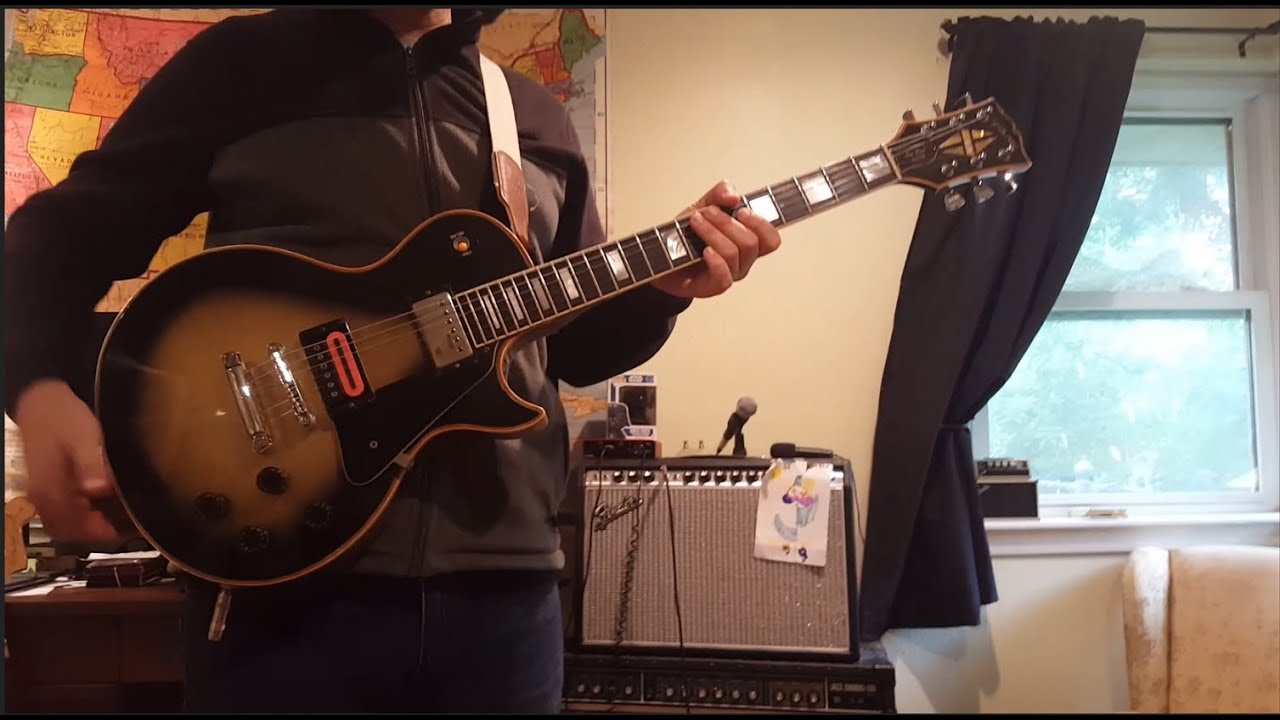 Vintage 1981 Gibson Les Paul Custom Silverburst with Tim Shaw and Vintage Dimarzio pickups