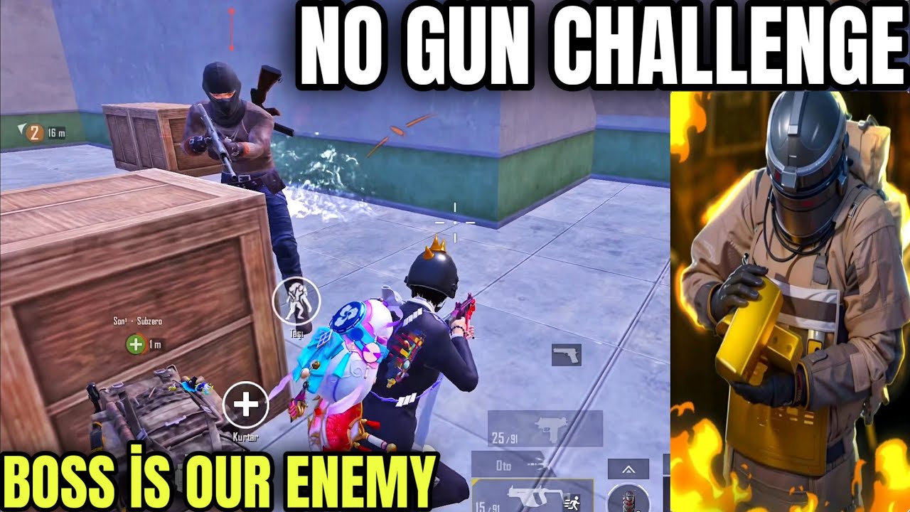 PLAY METRO ROYALE WİTHOUT GUN | PUBG MOBILE METRO ROYALE CHAPTER 28 