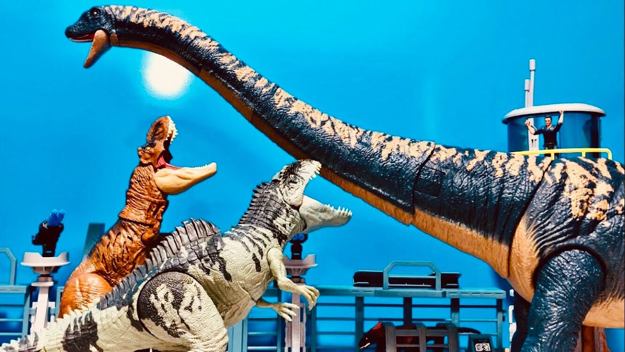 EL DINOSAURIO MÁS GRANDE DE TODOS!! ATACADO POR REXY & EL GIGANOTOSAURIO!! EL ENORME DREADNOUGHTUS!