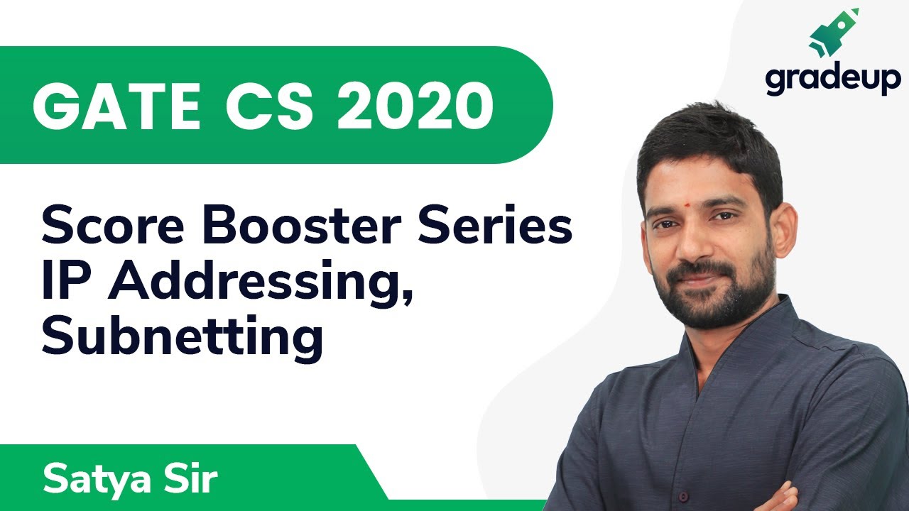 IP Addressing, Subnetting | GATE CS 2020 | Computer Networks | Score Booster Series | Gradeup