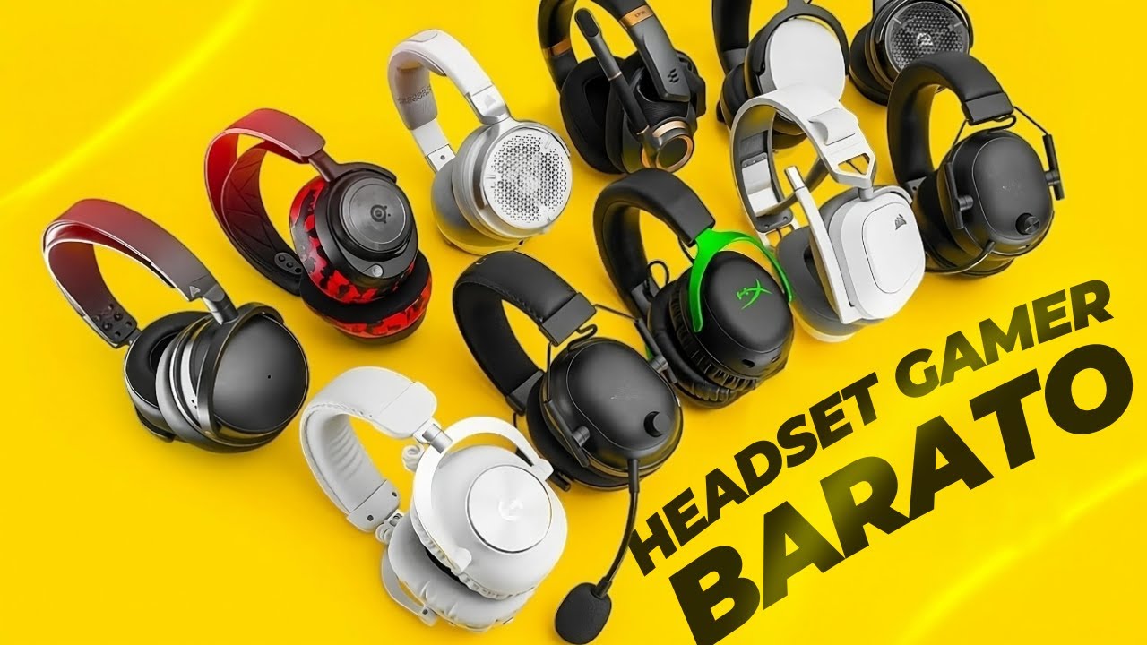 TOP 10 MELHORES Headset Gamer BOM e BARATO Custo Beneficio 2024 (&Aacute;udio e Microfone INCRIVEL)