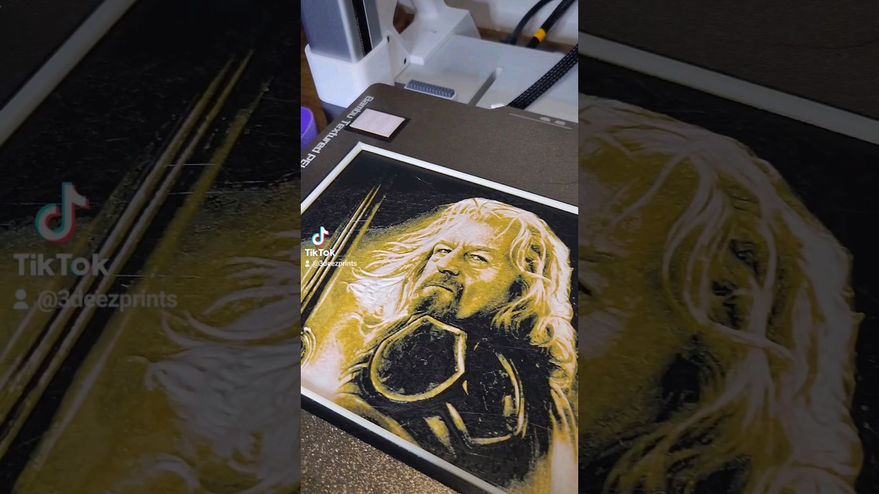 Bernard Hill Tribute ❤️ Theoden King 3D Print 👑 #3dprinting #bernardhill #lordoftherings #rip