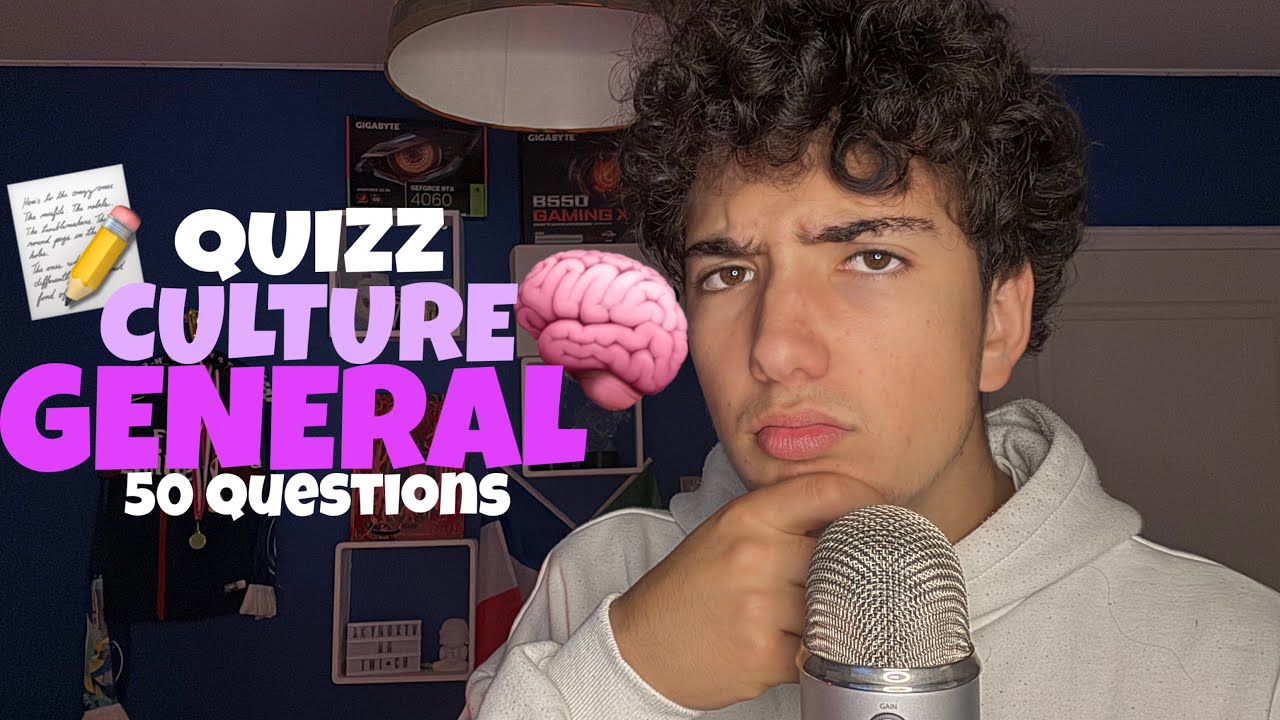 ASMR | TU NE réussiras PAS ❌ ce QUIZZ de CULTURE GENERAL 🧠