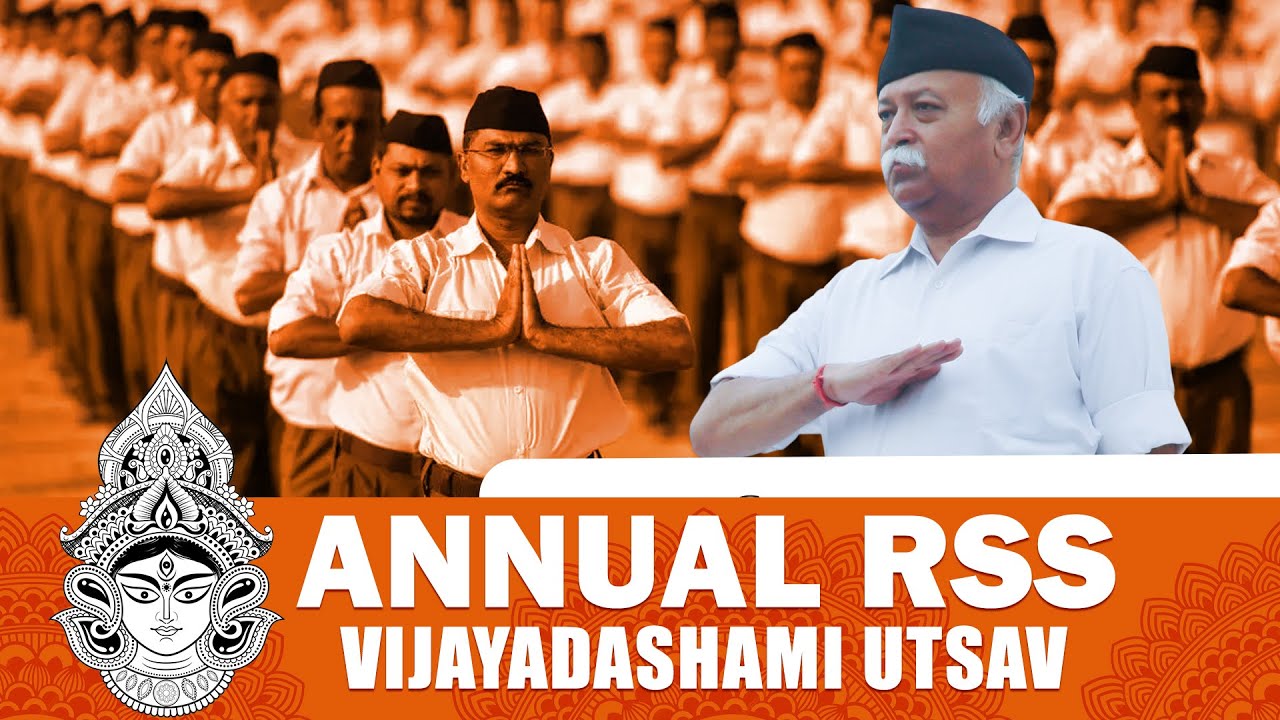Rashtriya Swayamsevak Sangh [RSS] holds Annual Vijaydashmi Utsav in Maharashtra's Nagpur city