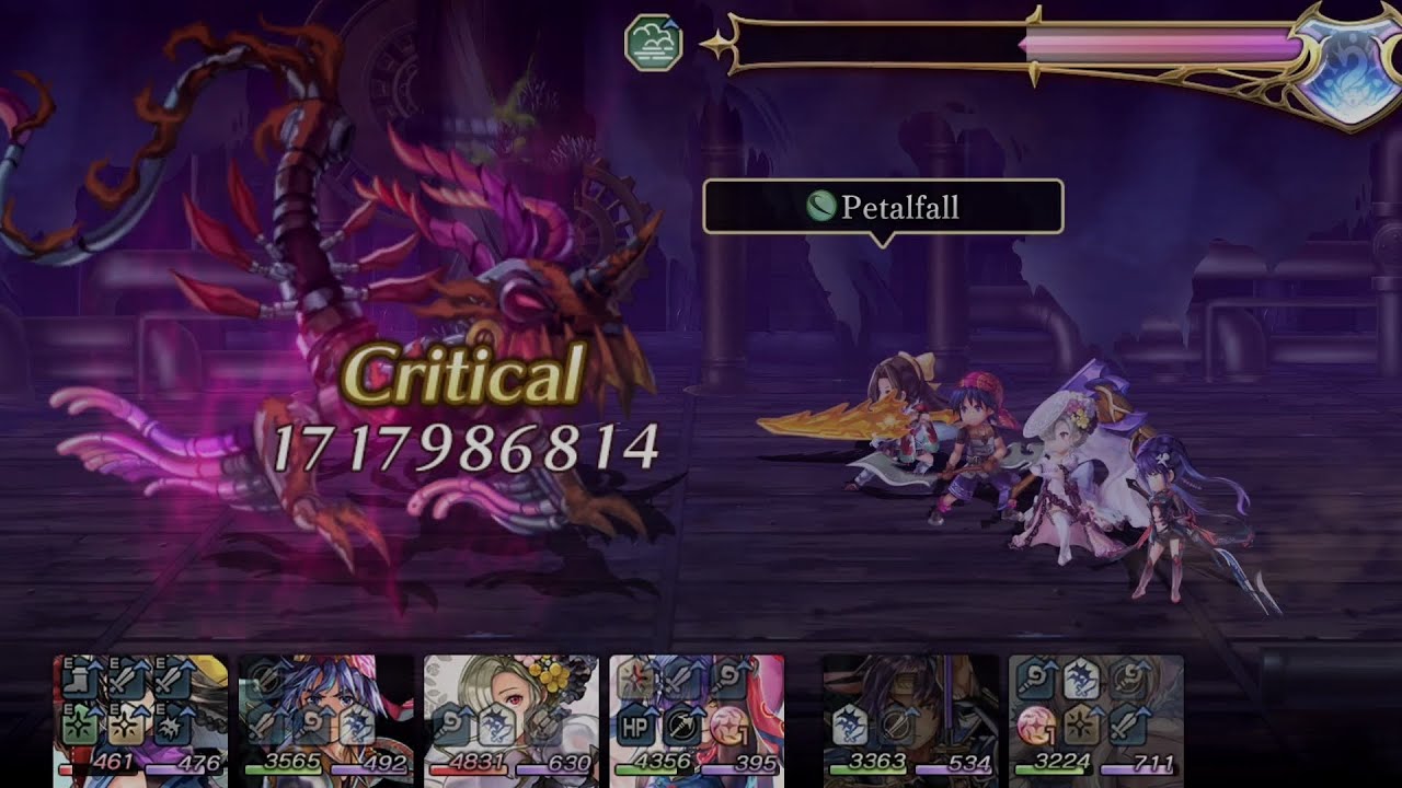 Another Eden - [Dragon King] Gustaf 2T no AF kill ft. Azami AS