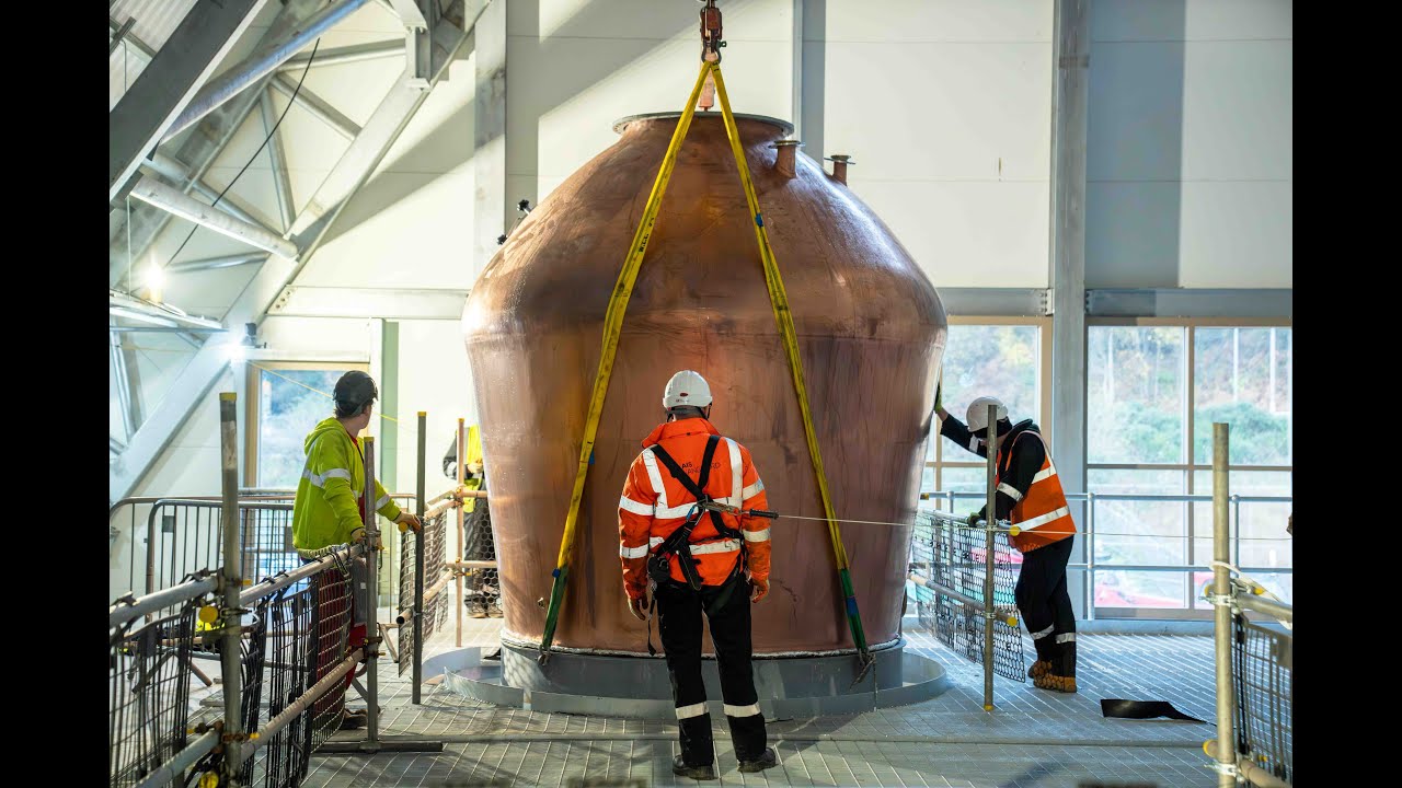 Ardgowan Distillery Stills Delivery Day | 4th November 2024