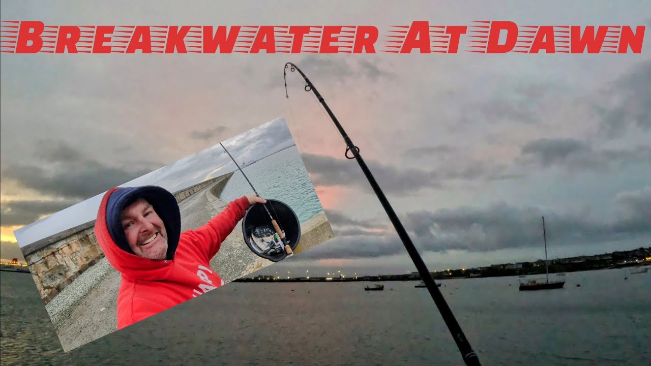 Holyhead Breakwater at dawn  . uk sea fishing