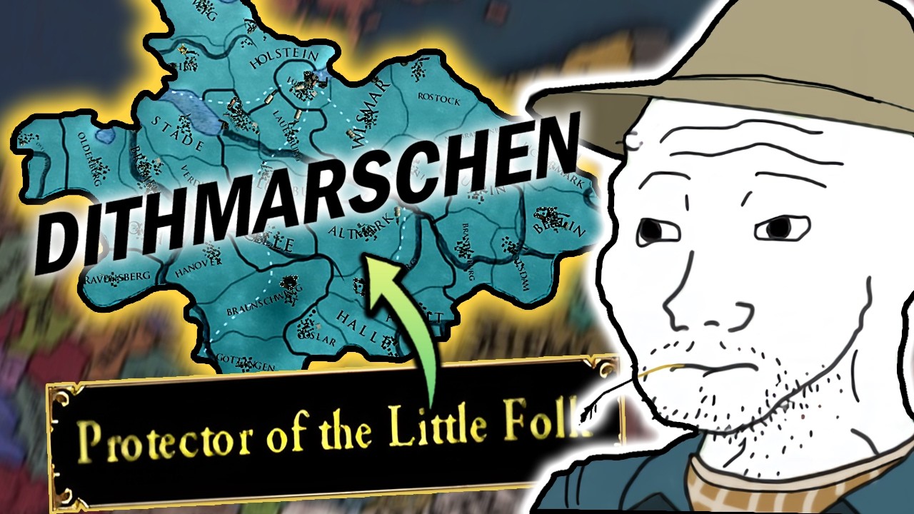 Crush HRE & Start a Peasant Revolution as Dithmarschen in EU4