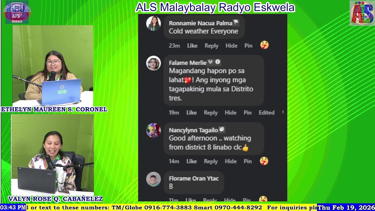 ALS RBI RADYO ESKWELA EP 22 February 19, 2026