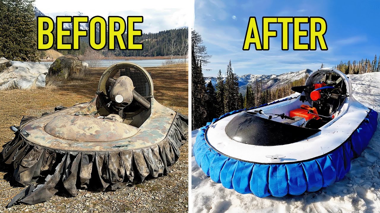 Abandoned HOVERCRAFT Will It Fly After 20+ Years?