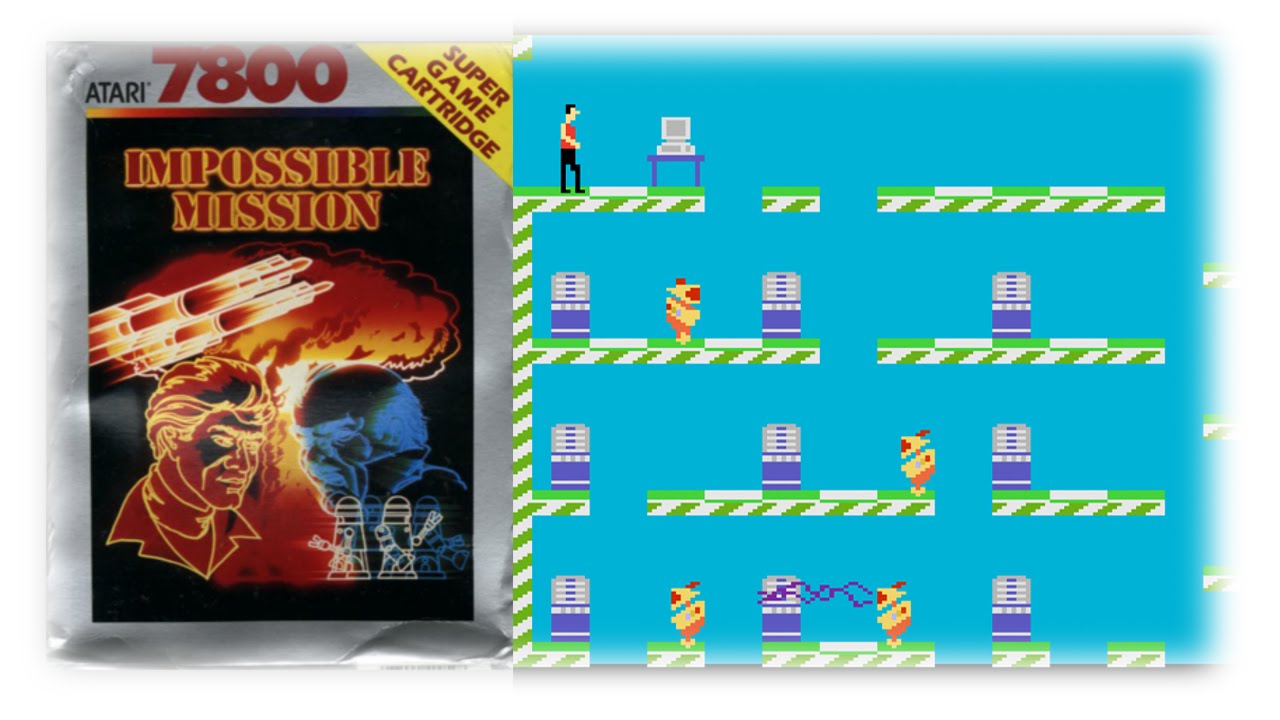 Impossible Mission (Atari 7800/1986) - Agent 4125 ist wieder da!
