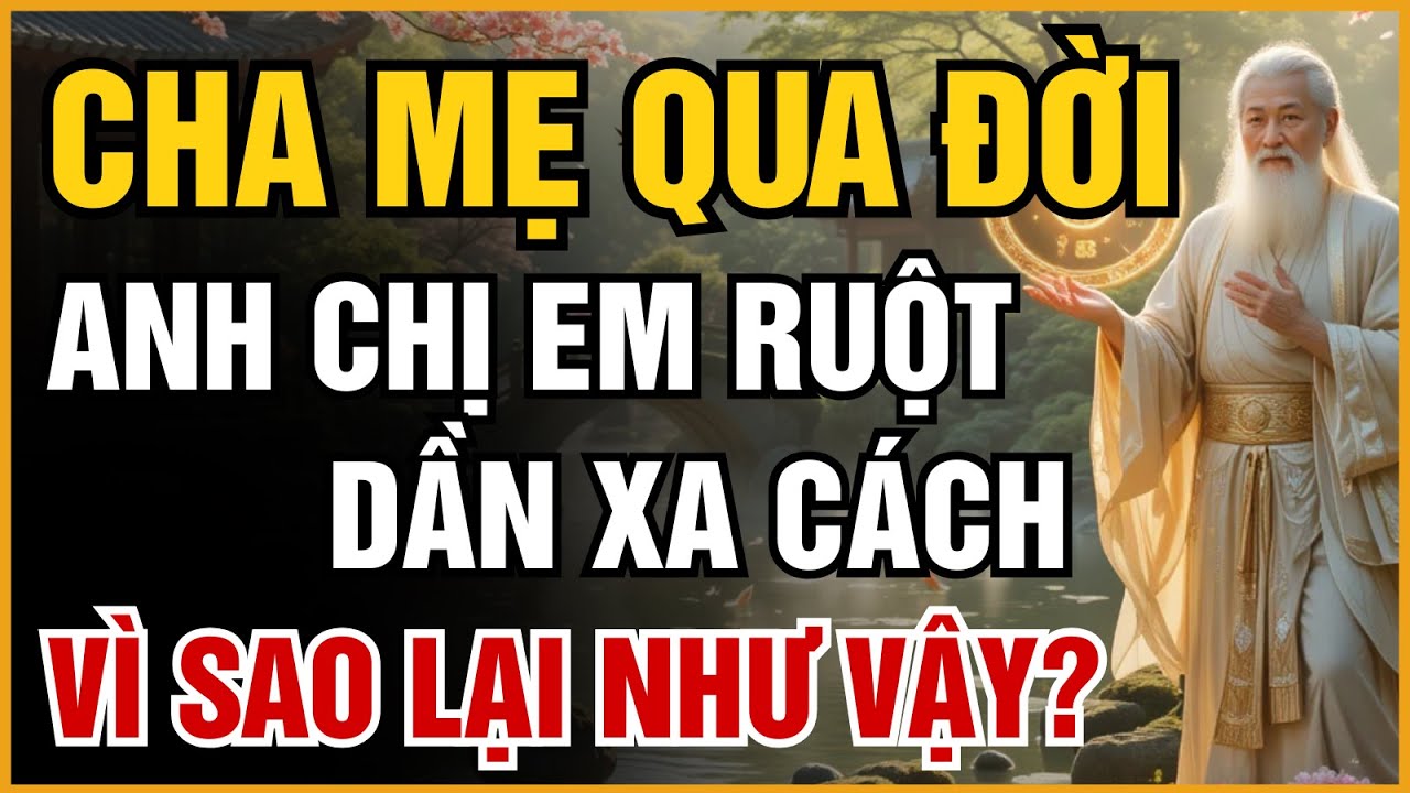 VÌ SAO ANH CHỊ EM RUỘT LẠI DẦN CÁCH XA NHAU SAU KHI CHA MẸ QUA ĐỜI? HÉ LỘ SỰ THẬT VỀ LÒNG NGƯỜI