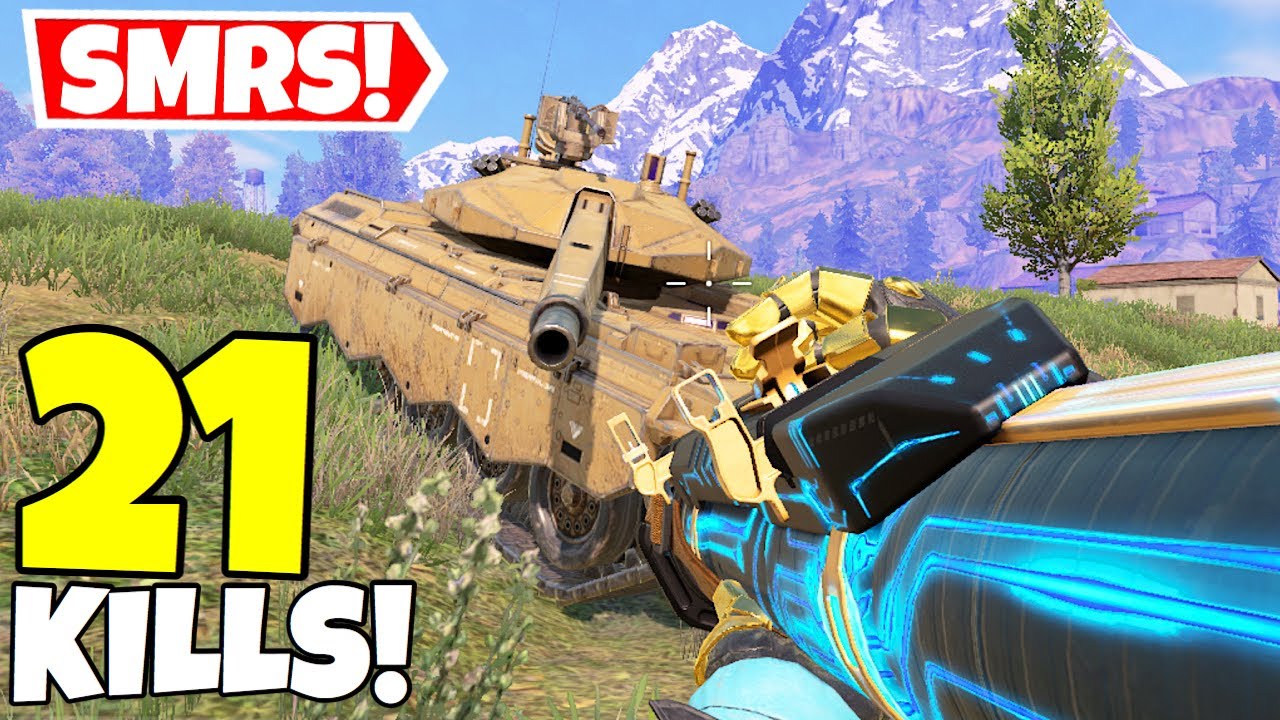 SMRS VS TANK IN CALL OF DUTY MOBILE BATTLE ROYALE!