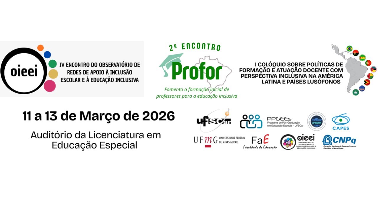 I Colóquio sobre Políticas de Formação e Atuação Docente - Dia 11/03/2026 (Manhã)