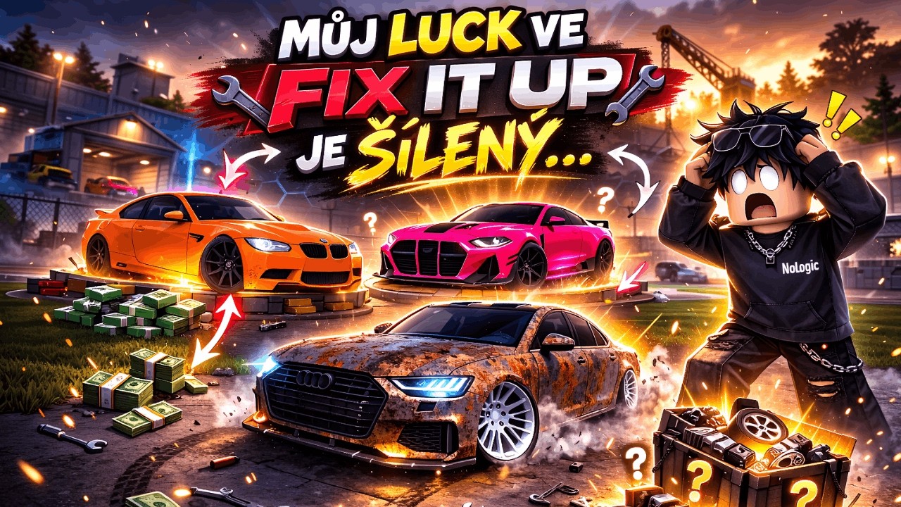 Takové spawny aut jsem ve Fix It Up ještě neměl…