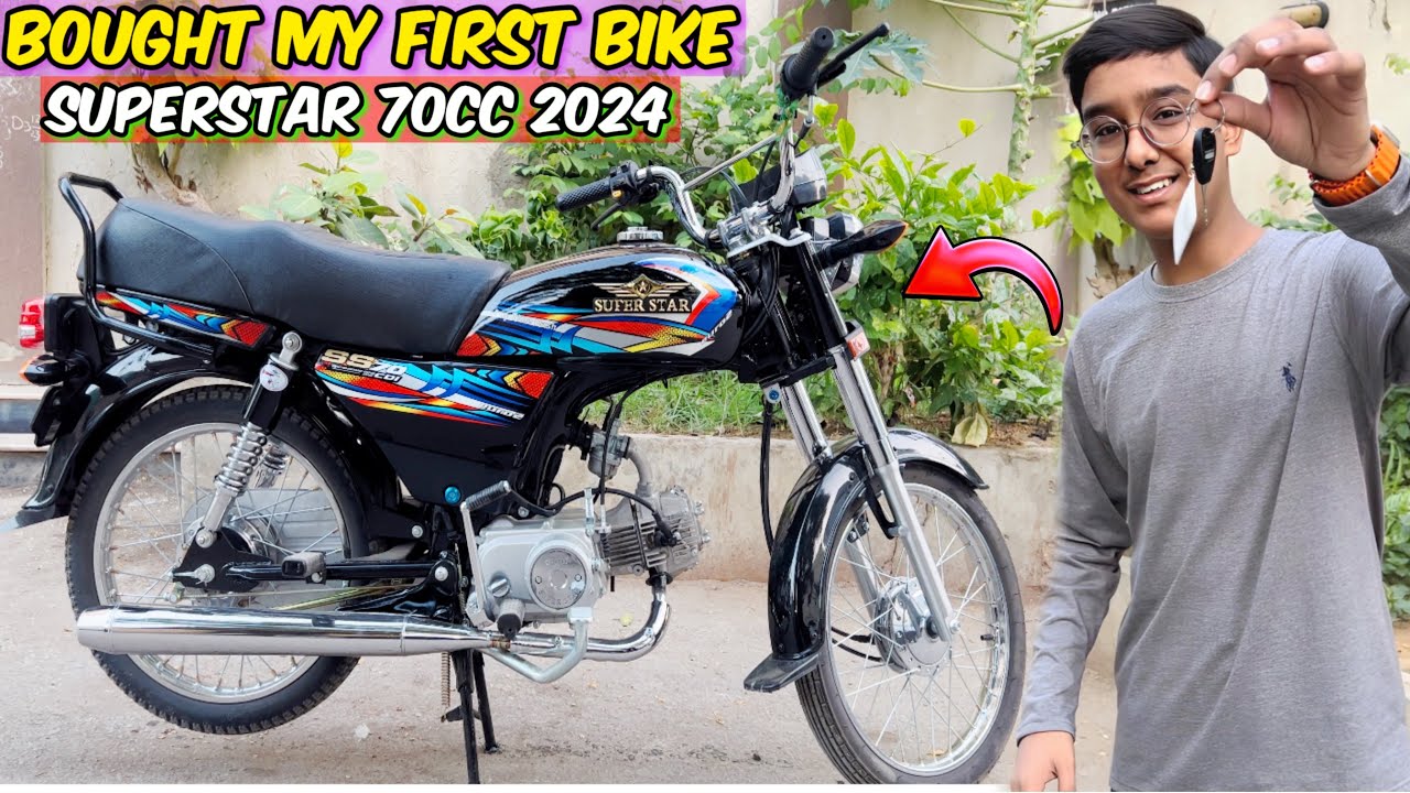 BOUGHT MY FIRST BIKE🔥NEW SUPERSTAR 70CC 2024
