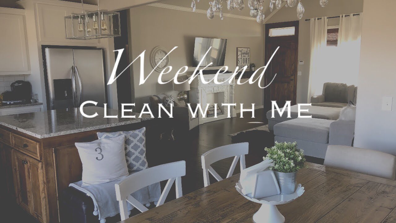 CLEAN WITH ME | WHOLE HOUSE | WEEKEND CLEANING