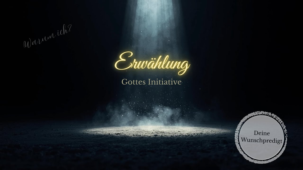 Erwählung, Gottes Initiative - Gottesdienst am 18. Januar 2026