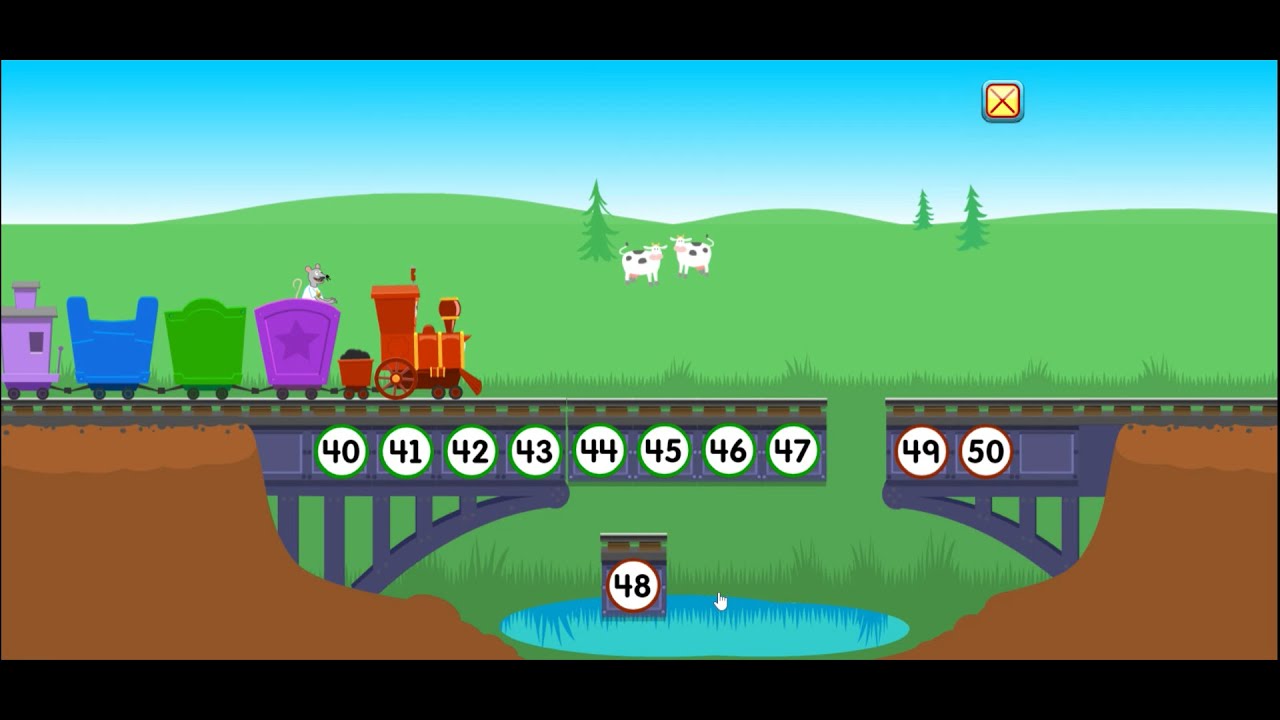 Starfall: Fill in the Missing Numbers
