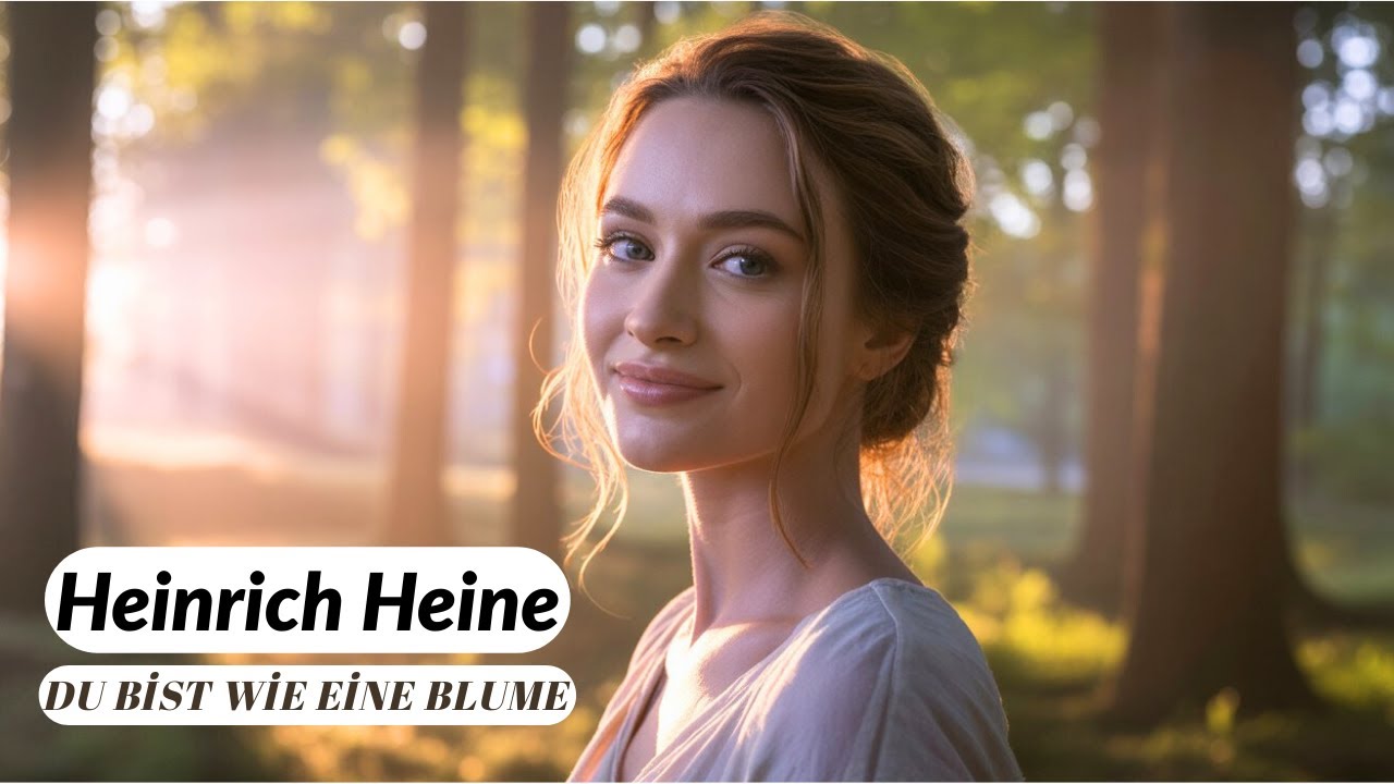 „Du bist wie eine Blume – Heinrich Heine | Deutsche Liebesballade“