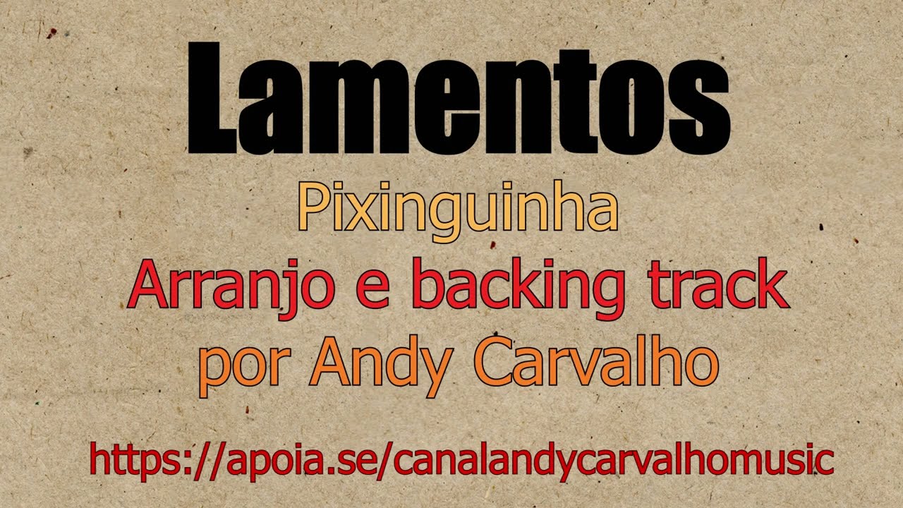 Lamentos - Backing track