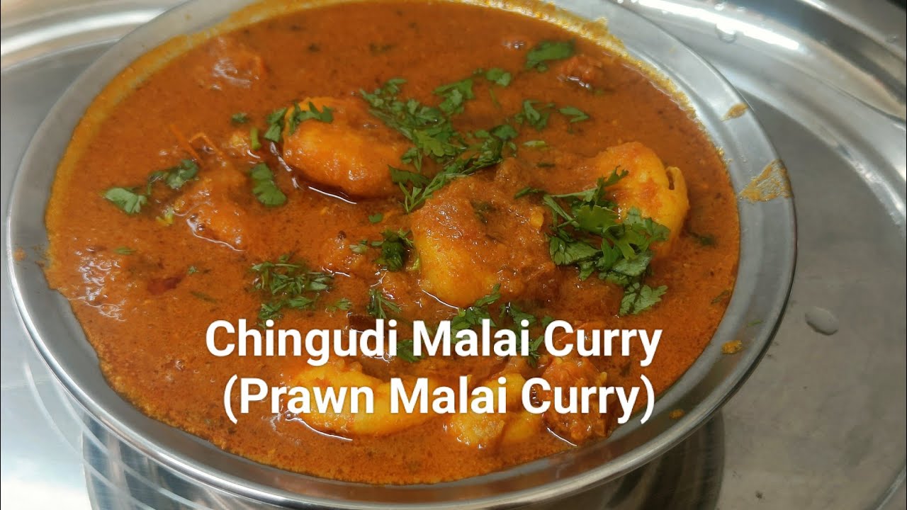 Chingudi Malai Curry/Prawn Malai Curry/Chingri Malai Curry