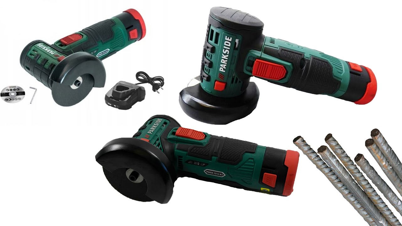 Parkside Cordless Angle Grinder PWSA 12-Li A1 UNBOXING