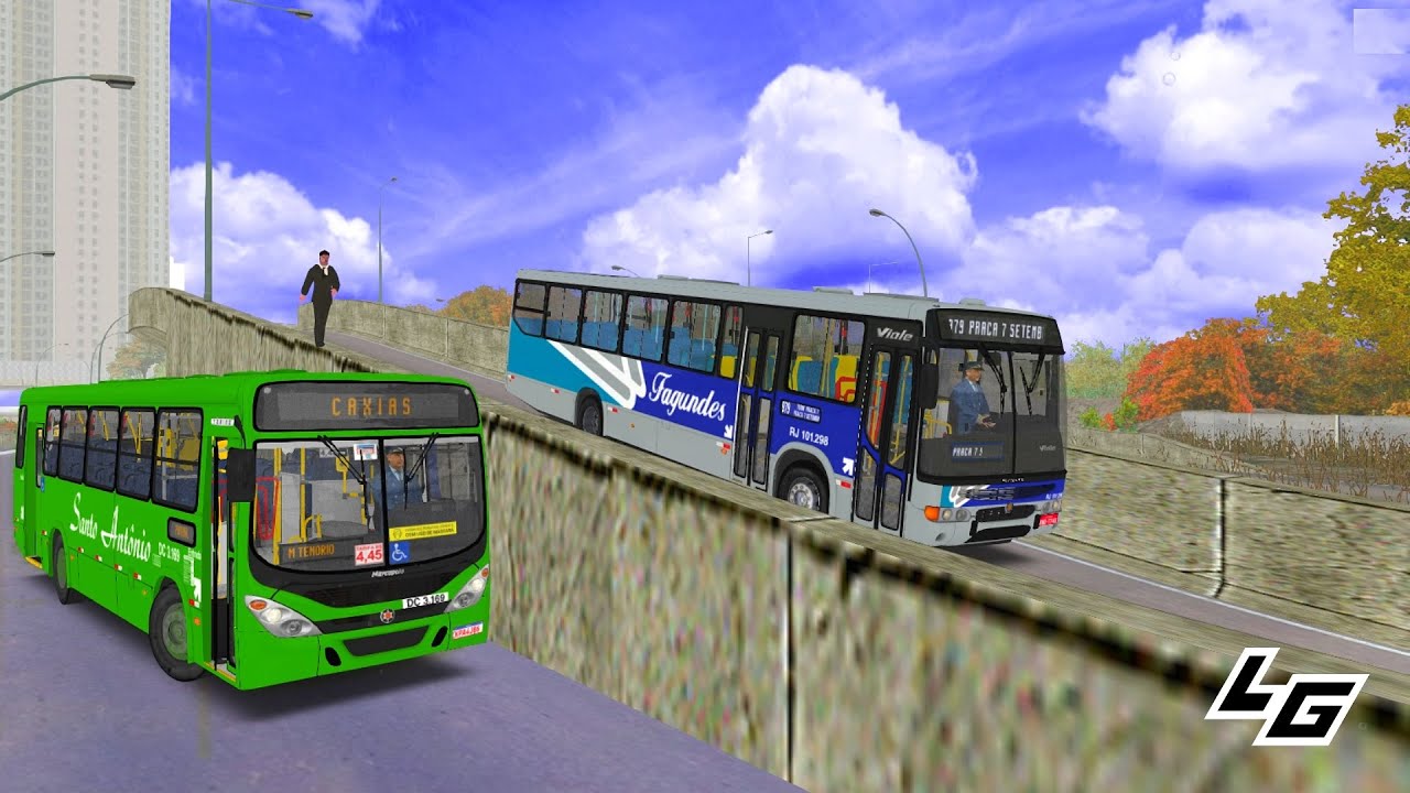 🔴[OMSI 2] MOTORISTA APRESSADO - Marcopolo Viale VW 17.230 EOD +G29 | padrão RJ - Mapa Beira Mar
