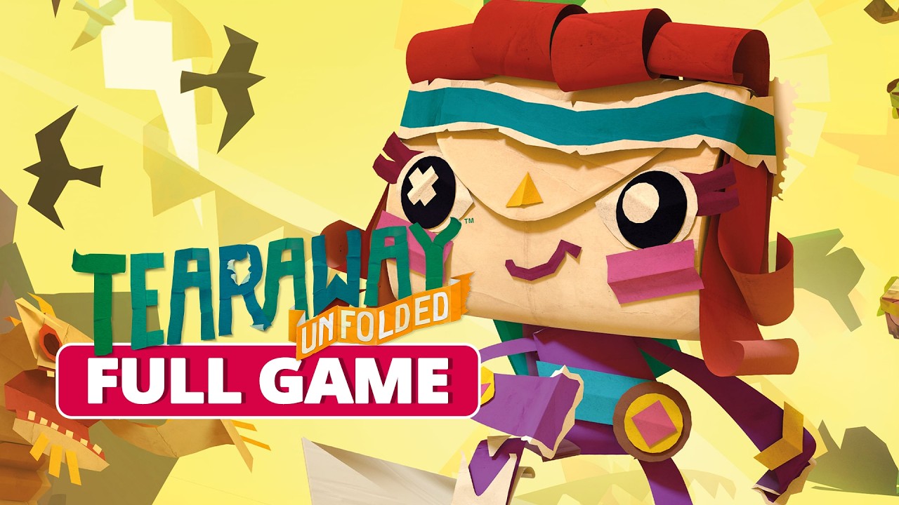 Tearaway Unfolded | Full Game Walkthrough | PS4 HD | No Commentary