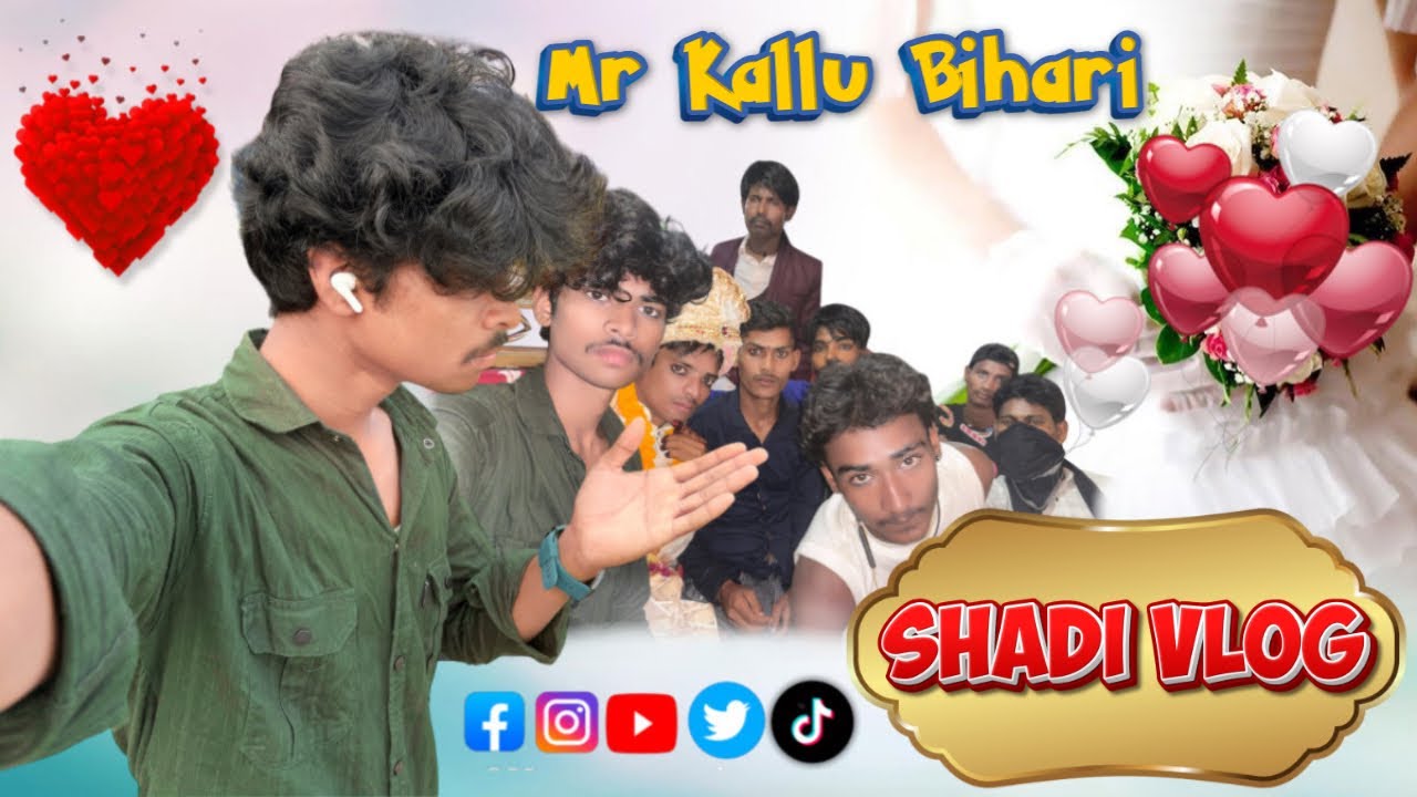 Shadi Vlog #mrkallubihari enjoy 😊 boys shadi reaction, funny comedy #youtubevideo  ￼￼