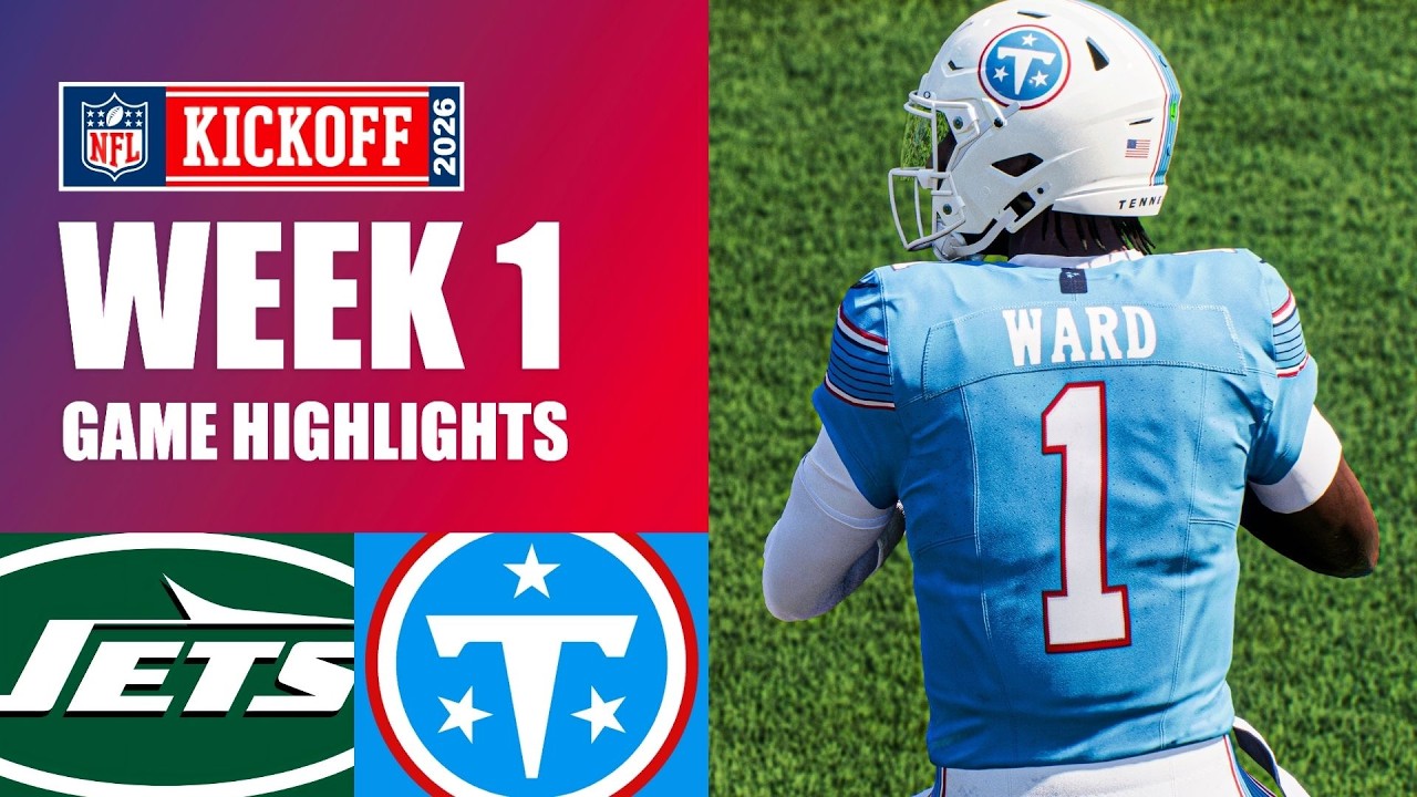 Jets vs. Titans Week 1 - Madden 27 Simulation Highlights