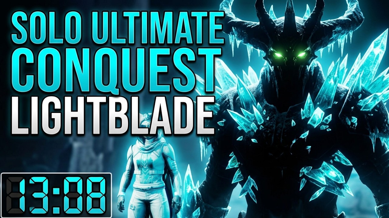 Solo Conquest Lightblade in 13 minutes on Stasis hunter (13:08)