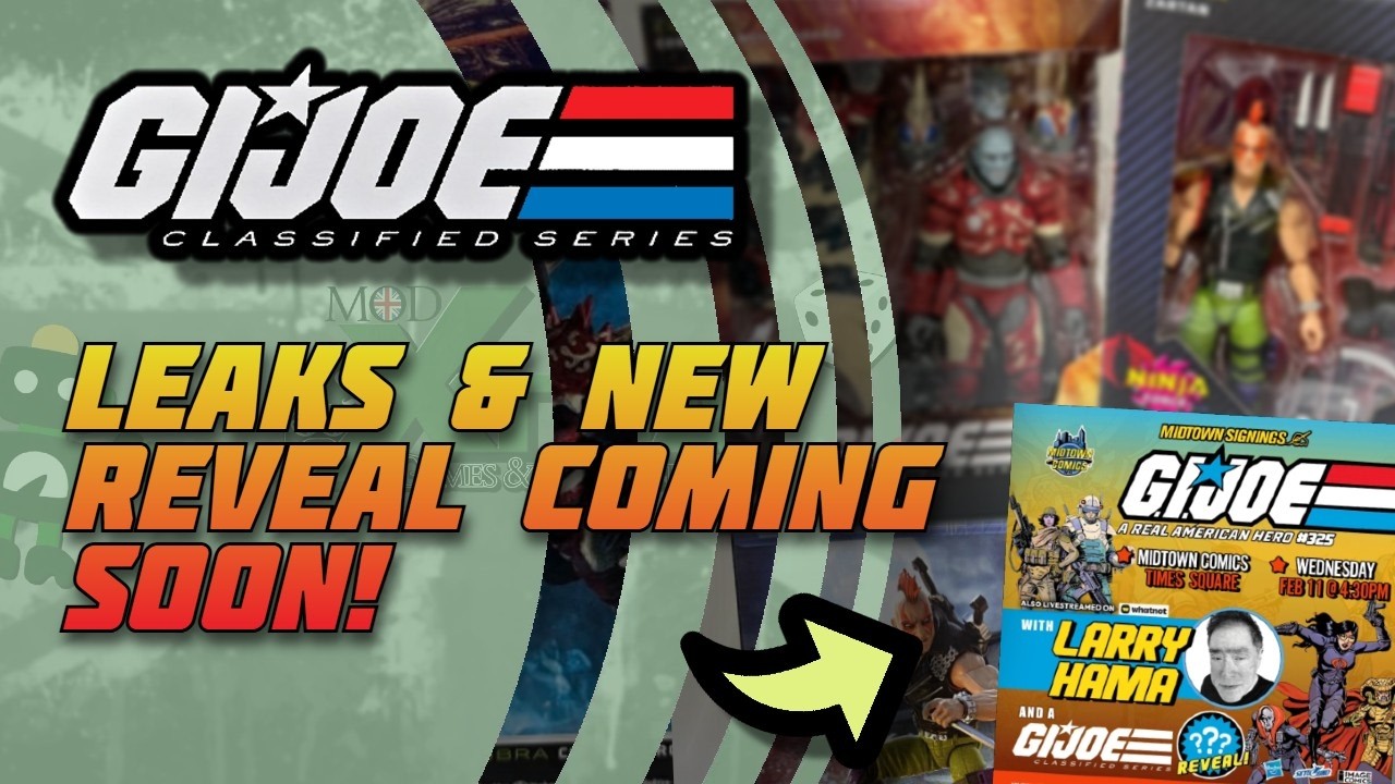 GI Joe Classified News! Figure Leaks and New Reveal Coming Soon!