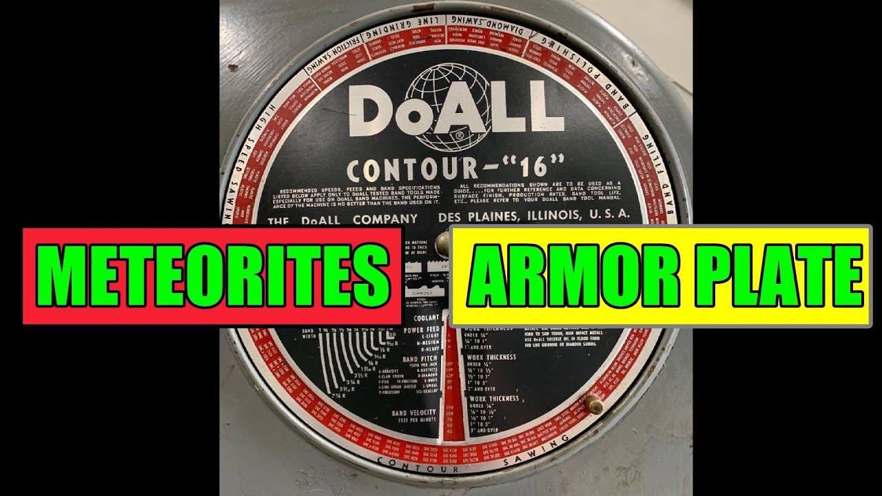 DoALL Bandsaw Contour 16 1958