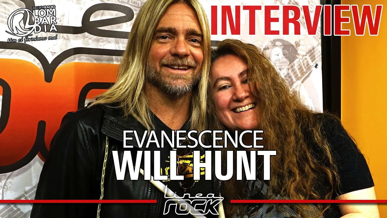 WILL HUNT (Evanescence/Vasco Rossi) - interview @Linea Rock 2018 by Barbara Caserta